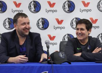 Media conference at the Mavericks Training Center in Dallas on Nov. 16, 2018 / Carly Geraci/Staff Photographer