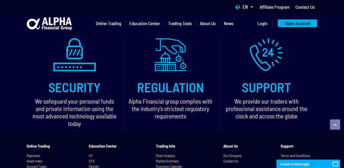 Alpha Financial Group Regulation