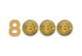 Bitcoin surges past $8,000