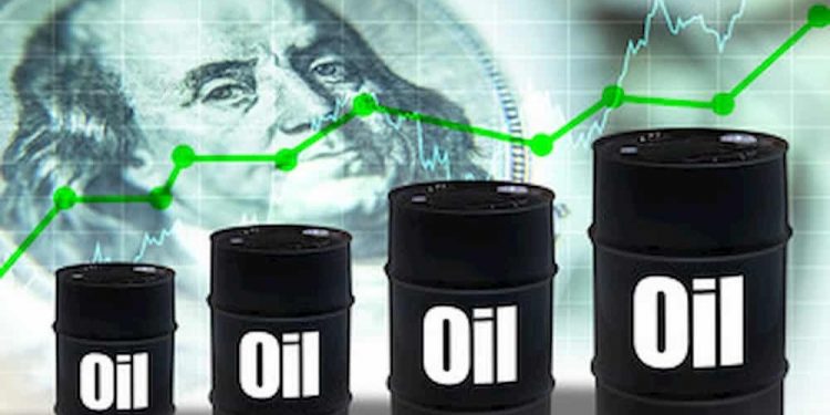 crude oil futures gradually rising