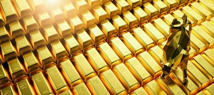 The gold price is rising towards $1,900