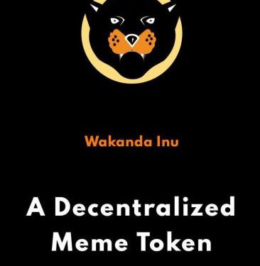 Wakanda Inu Meme Token Launched As Charity Coin In November