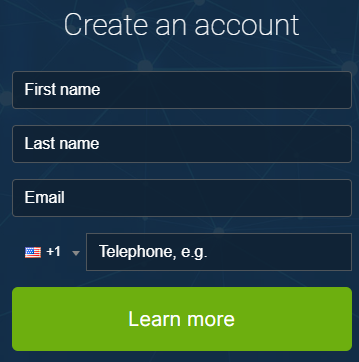 Making an account