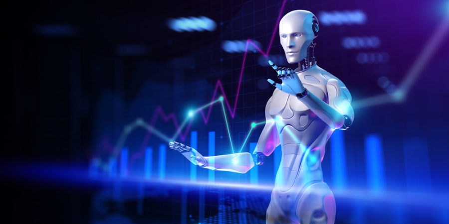 Robot de trading d'automatisation d'analyse de données robotique