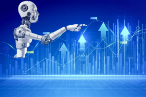 AI robotanalys framtida finansiell expertrådgivare