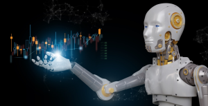AI robot help analyze for trader