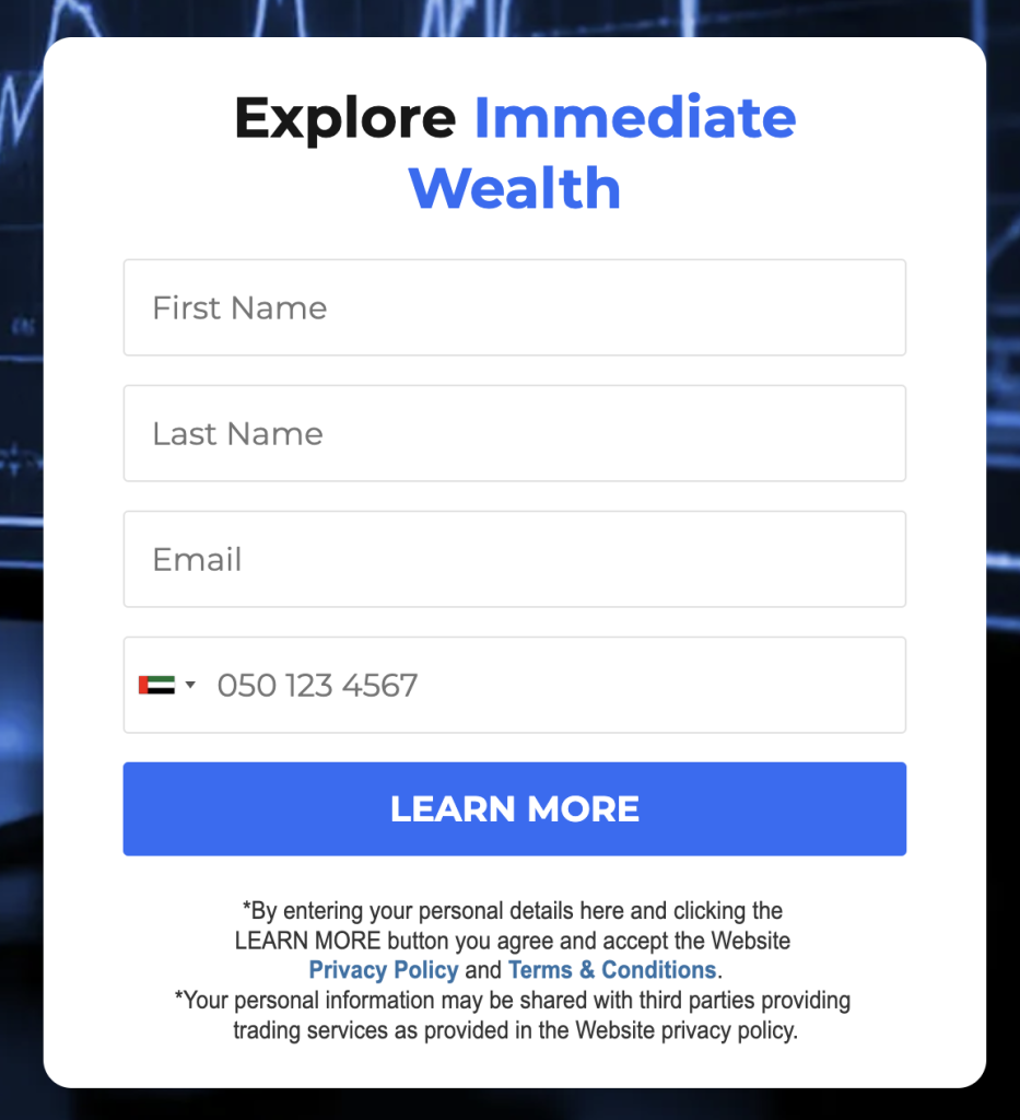 immediate wealth los resultados 